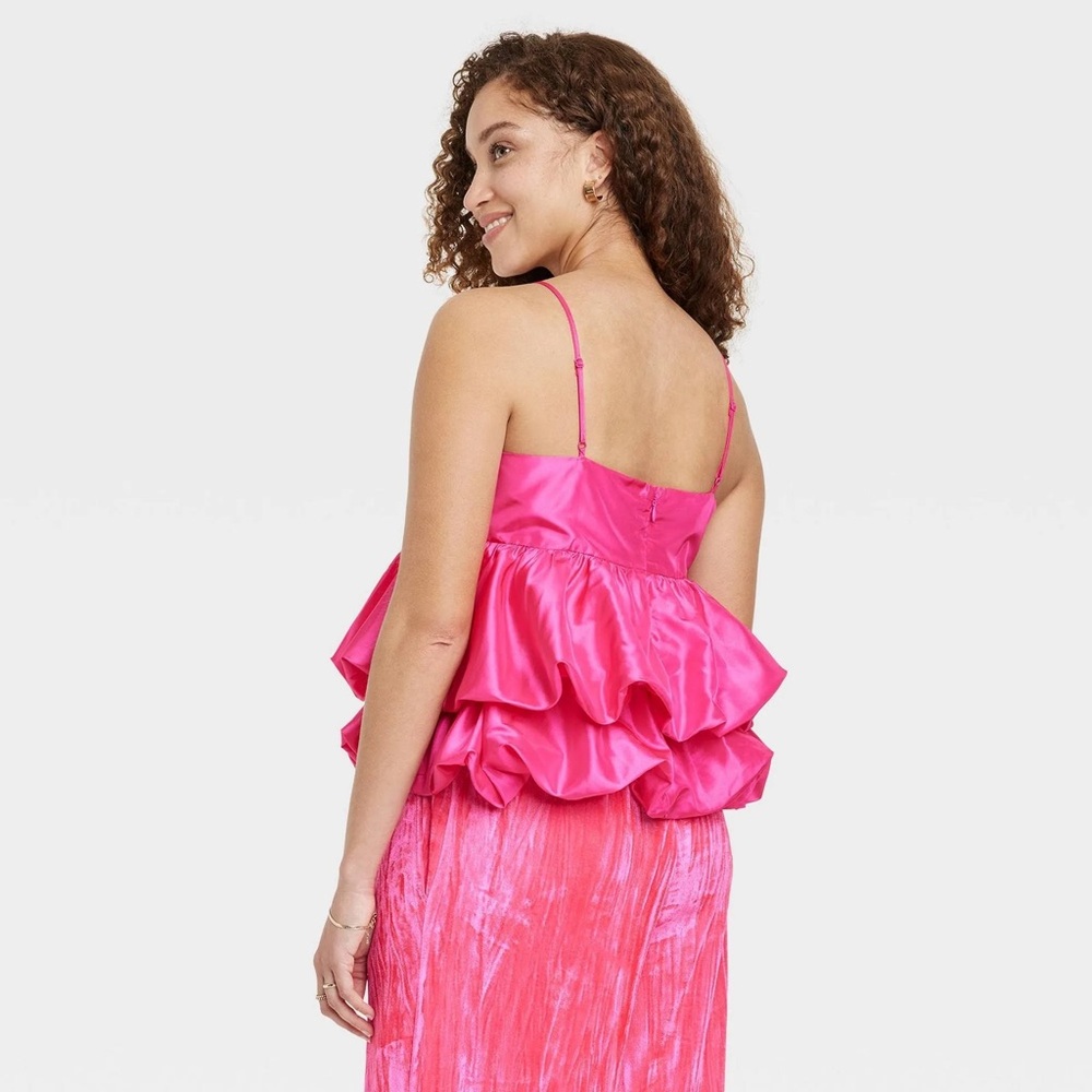 A New Day Target Bubble Ruffle Tiered Blouse